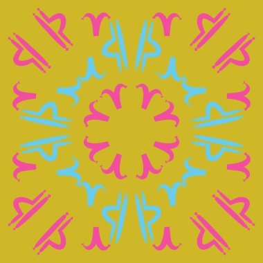 Zodiac Signs, doodle, Libra, Stripes, kopya alanı Dikişsiz deseni