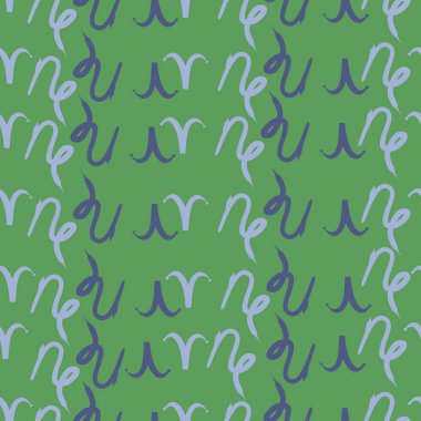 Soyut basit burç süslerinin kusursuz deseni