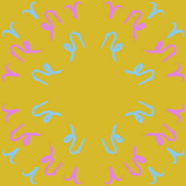 Soyut basit burçların kusursuz deseni, vektör illüstrasyonu