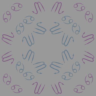 süs arka plan, soyut vektör deseni