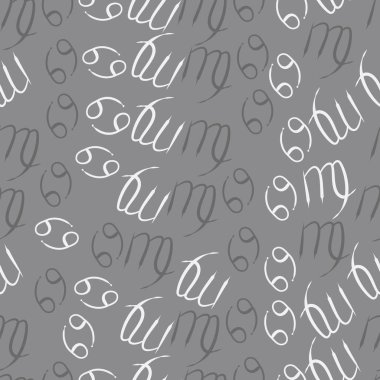 Soyut basit zodyak süsleme Dikişsiz desen