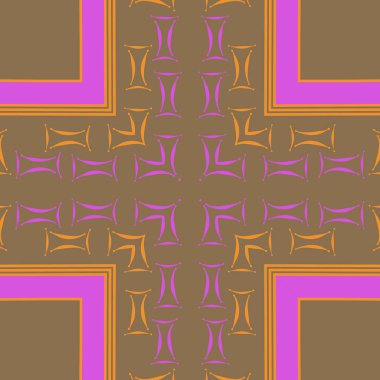 soyut geometrik şekillerin tam kare vektör illüstrasyonu 