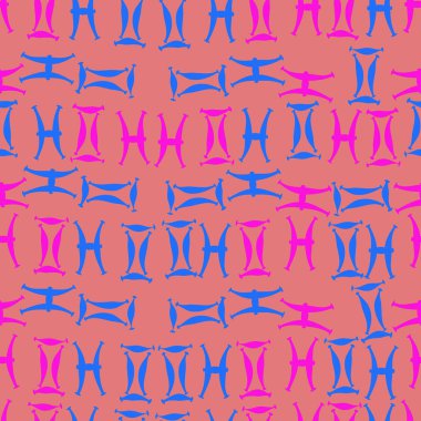 Soyut basit zodyak süsleme Dikişsiz desen