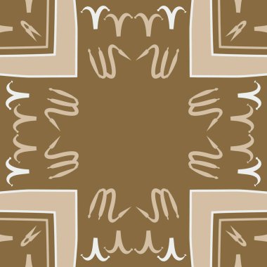 Soyut basit zodyak süsleme Dikişsiz desen