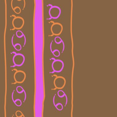 farklı sembollerle kesintisiz vektör arka planı