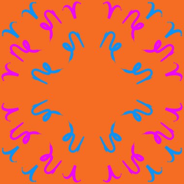 Soyut basit burçların kusursuz deseni, vektör illüstrasyonu