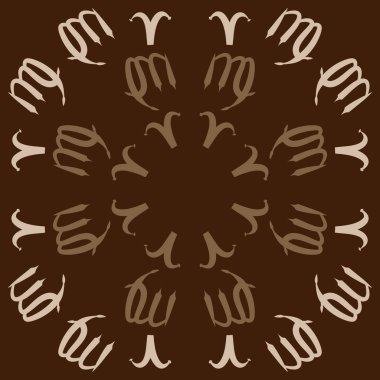 desen arka plan, Burç işaretleri ile vektör deseni 