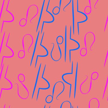 Soyut basit zodyak süsleme Dikişsiz desen