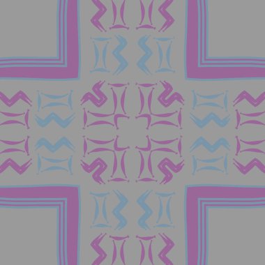 burç işaretleri ile dikişsiz desen, vektör illüstrasyon 