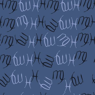 Soyut basit zodyak süsleme Dikişsiz desen