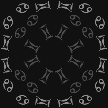 Soyut basit zodyak süsleme Dikişsiz desen