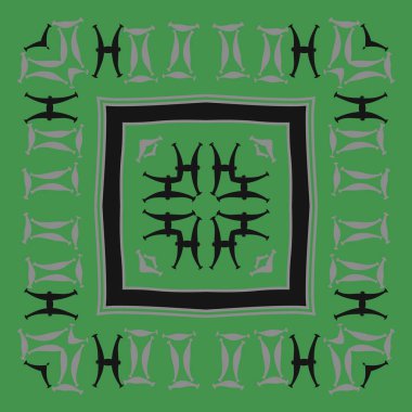 Soyut basit burç süslerinin kusursuz deseni