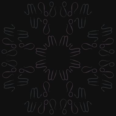 Soyut basit zodyak süsleme Dikişsiz desen