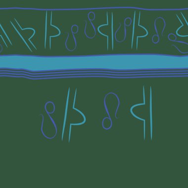 Burçların dikişsiz desen - terazi, aslan. Vektör çizimi