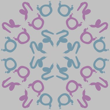 farklı sembollerle kesintisiz vektör arka planı