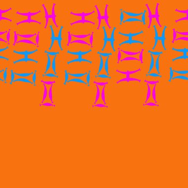 Soyut basit burç süslerinin kusursuz deseni