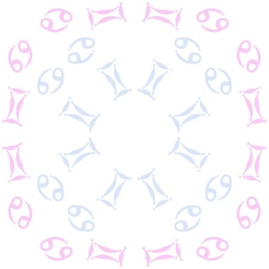 Soyut basit zodyak süsleme Dikişsiz desen