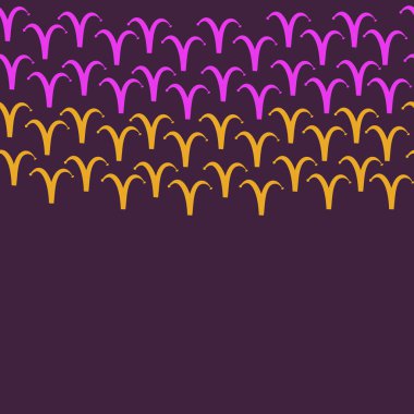 Soyut basit süsleme Dikişsiz desen