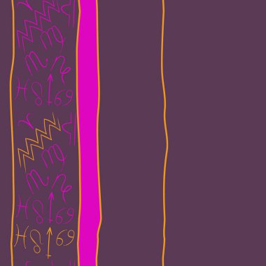 desen arka plan, Burç işaretleri ile vektör deseni 