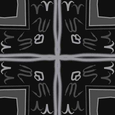 süsler illüstrasyon ile vektör soyut çapraz 