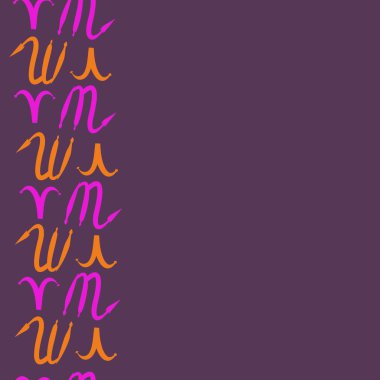 Zodiac Signs Dikişsiz desen. Vektör Illustration