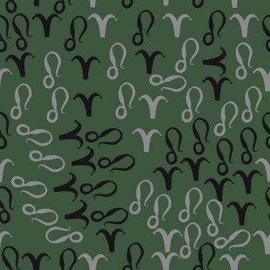 Soyut basit zodyak süsleme Dikişsiz desen