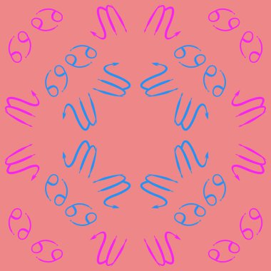 süs arka plan, soyut vektör deseni