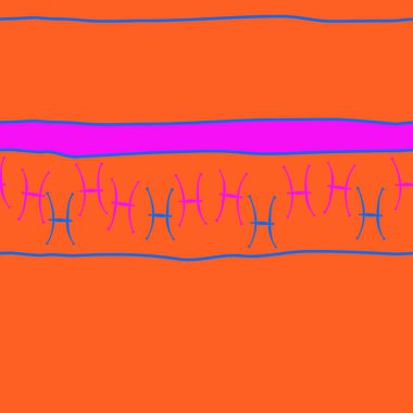 Soyut basit burç süslerinin kusursuz deseni