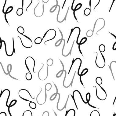 Soyut basit burç süslerinin kusursuz deseni