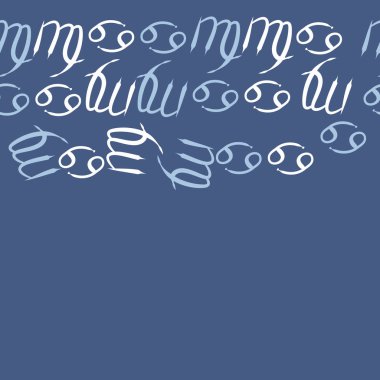 Zodiac Signs ile farklı Dikişsiz desen