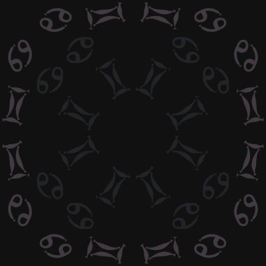 Soyut basit zodyak süsleme Dikişsiz desen