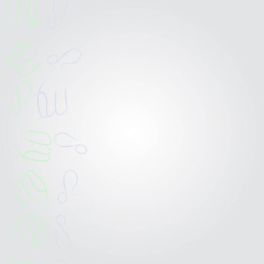 Soyut basit kaligrafi dikişsiz desen