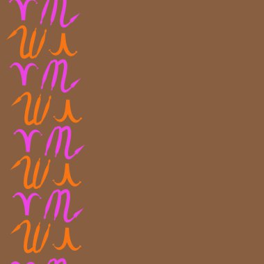 Zodiac Signs Dikişsiz desen. Vektör Illustration