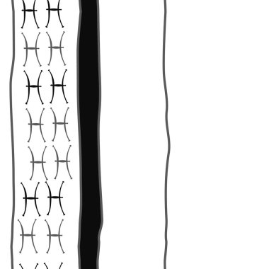 desen arka plan, burçlar ile soyut vektör desen 