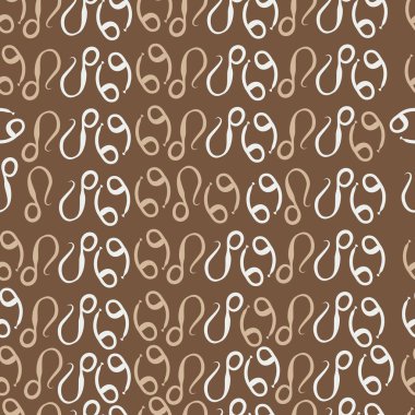 Soyut basit zodyak süsleme Dikişsiz desen