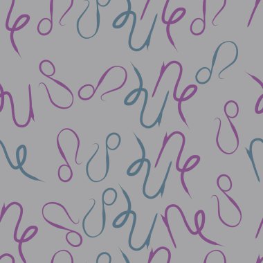 Soyut basit burç süslerinin kusursuz deseni