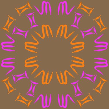 Zodyak işaretleri ile soyut arka plan, vektör 