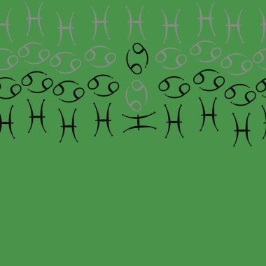 Soyut basit burçların kusursuz deseni 