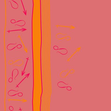 Soyut basit zodyak süsleme Dikişsiz desen