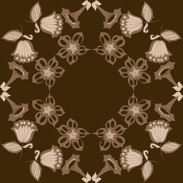 Безшовний Квітковий Візерунок Векторні Ілюстрації — стоковий вектор