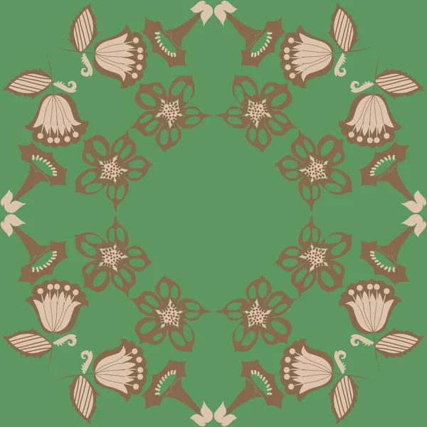 Nahtloses Blumenmuster Vektorillustration — Stockvektor