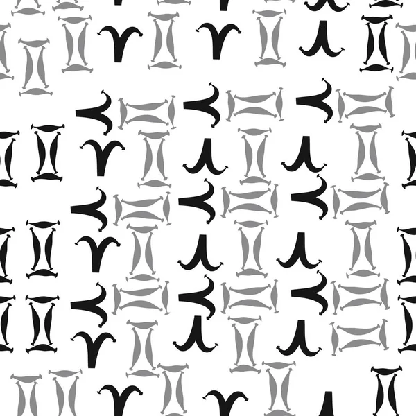 Бесшовный Рисунок Артериями Знаками Зодиака Близнецов — стоковый вектор