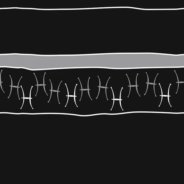 Bezešvé Vzory Abstraktních Jednoduchých Zodiaků — Stockový vektor