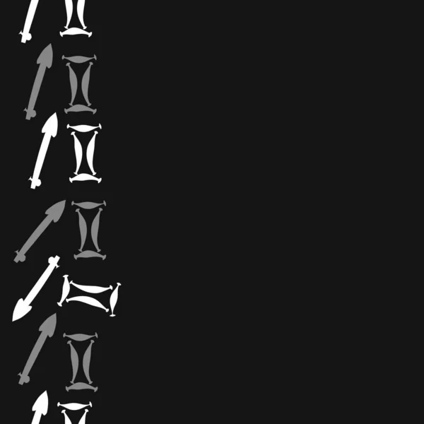 干支のシームレスなパターン 射手座 ジェミニ ベクトルイラスト — ストックベクタ