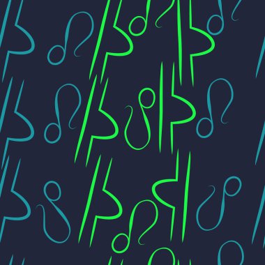 Soyut basit zodyak süsleme Dikişsiz desen