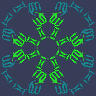 burç işaretleri ile dikişsiz desen, vektör illüstrasyon 