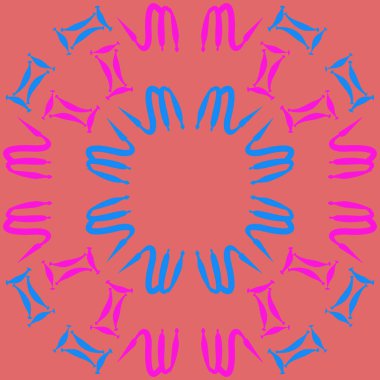 Zodyak işaretleri ile soyut arka plan, vektör 