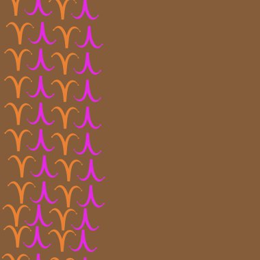 Soyut basit süsleme Dikişsiz desen