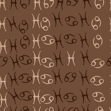 Soyut basit burçların kusursuz deseni 