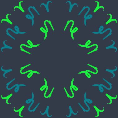 Soyut basit burçların kusursuz deseni, vektör illüstrasyonu